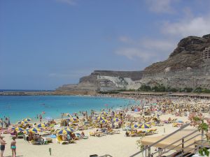 Illustrasjon av leiebil i Las Palmas flyplass