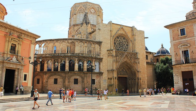 Illustrasjon av leiebil i Valencia